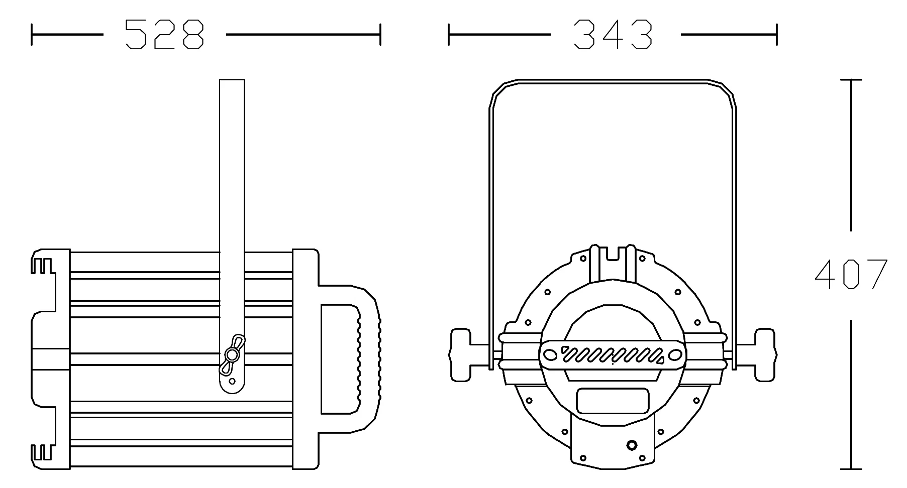 1000W Spotlight, image 1