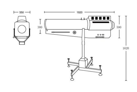 4000W Follow Spotlight, image 1